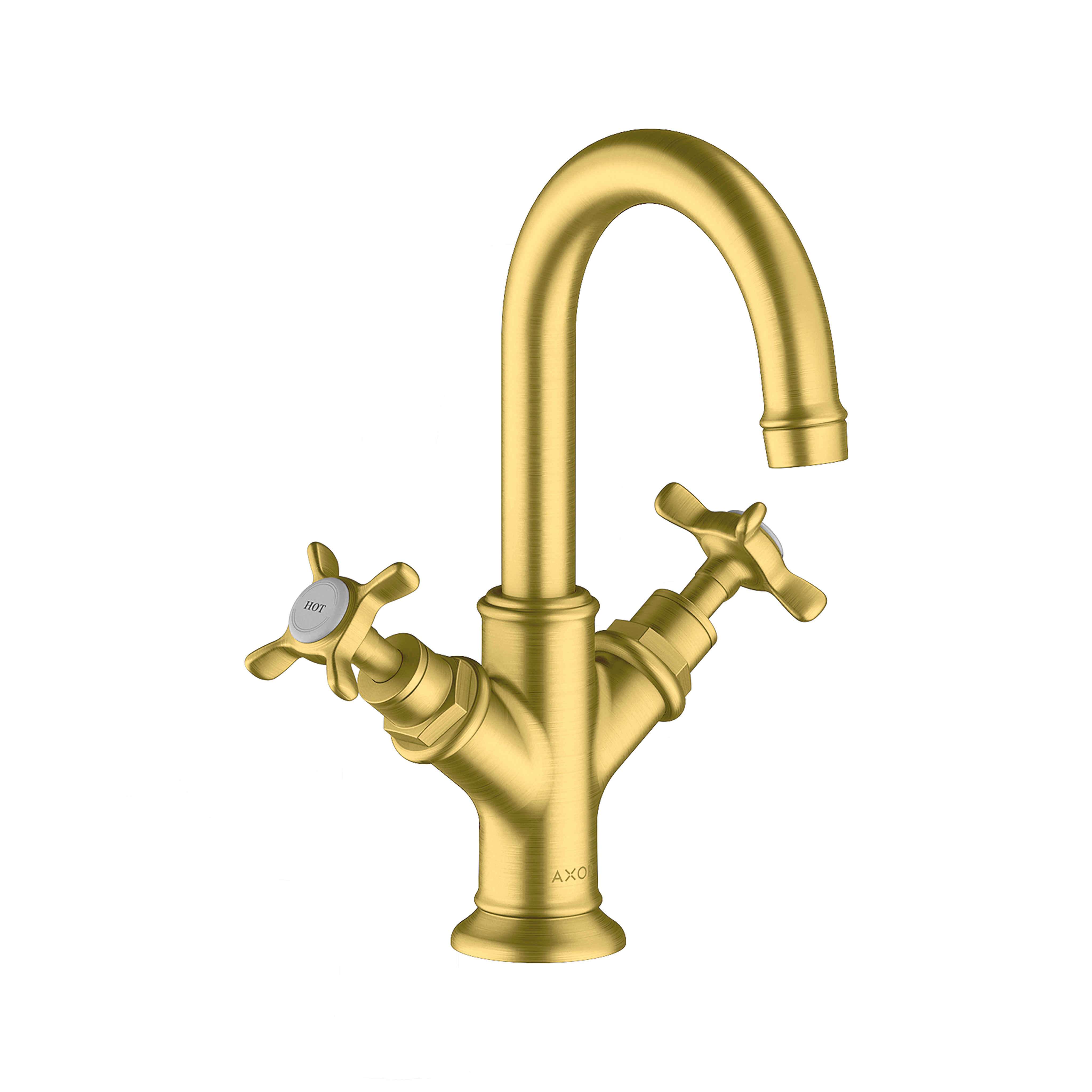 Axor Montreux 2-Handle Faucet 160 with Pop-Up Drain, 1.2 GPM in Brushed Gold Optic