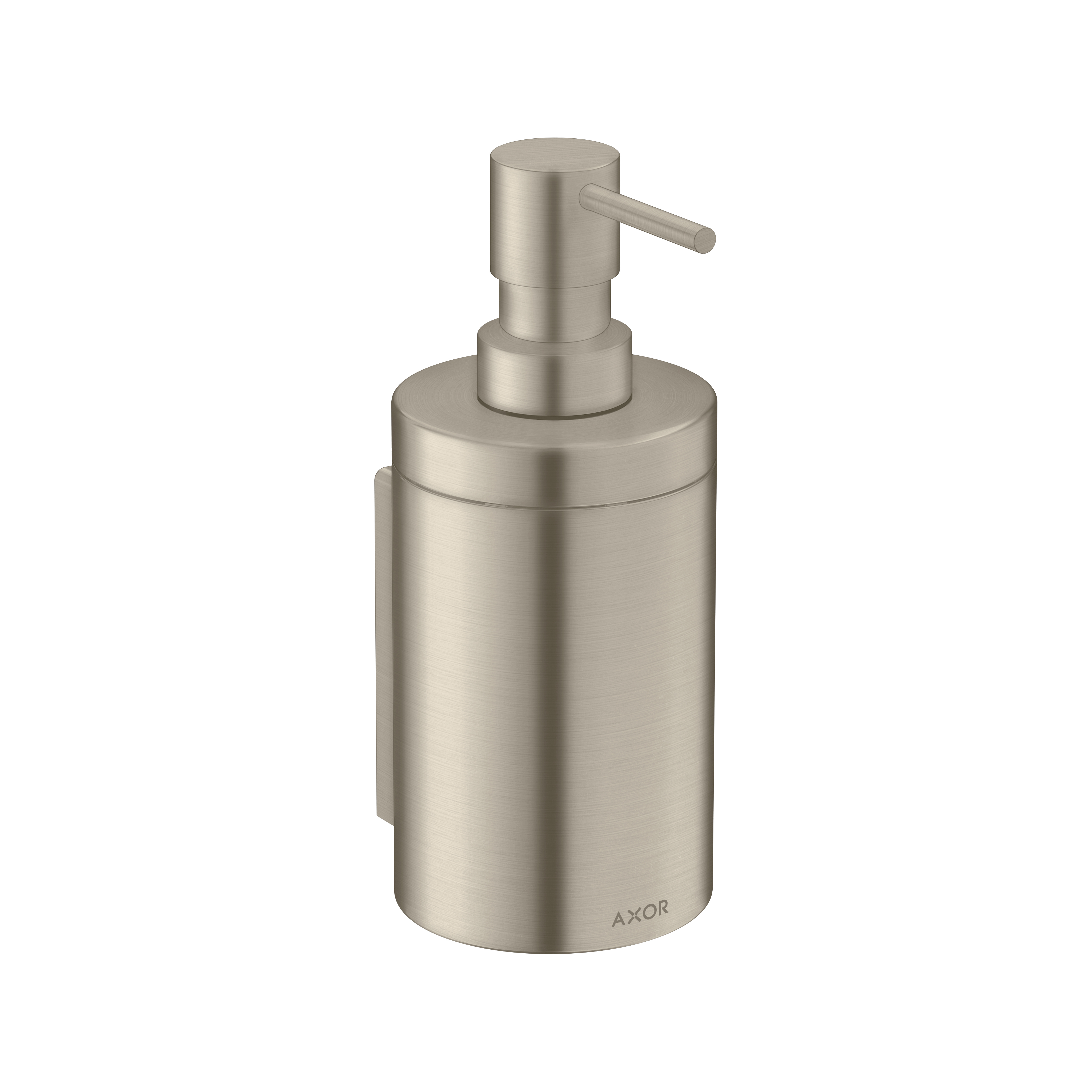 Axor Universal Circular Soap dispenser in Brushed Nickel