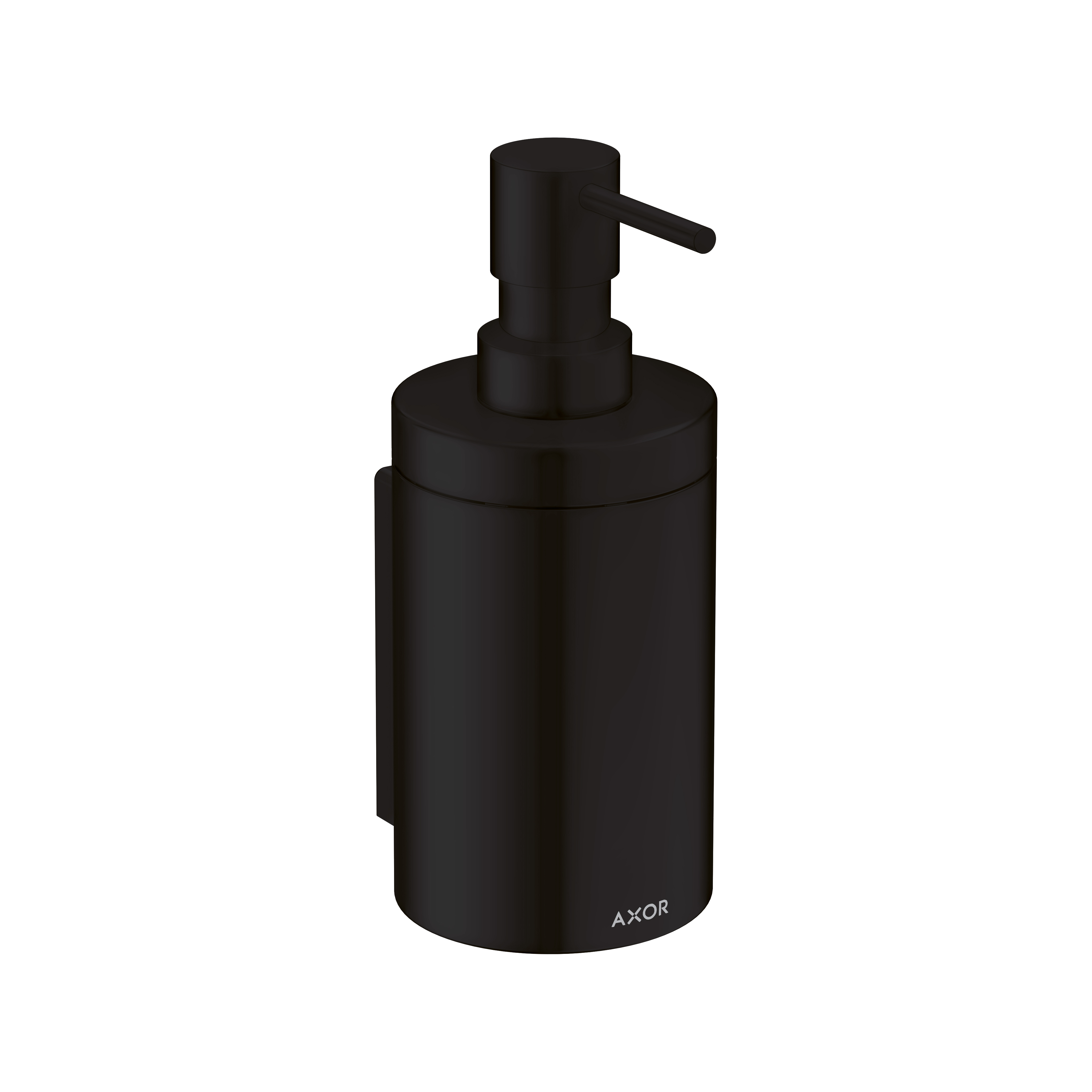 Axor Universal Circular Soap dispenser in Matte Black