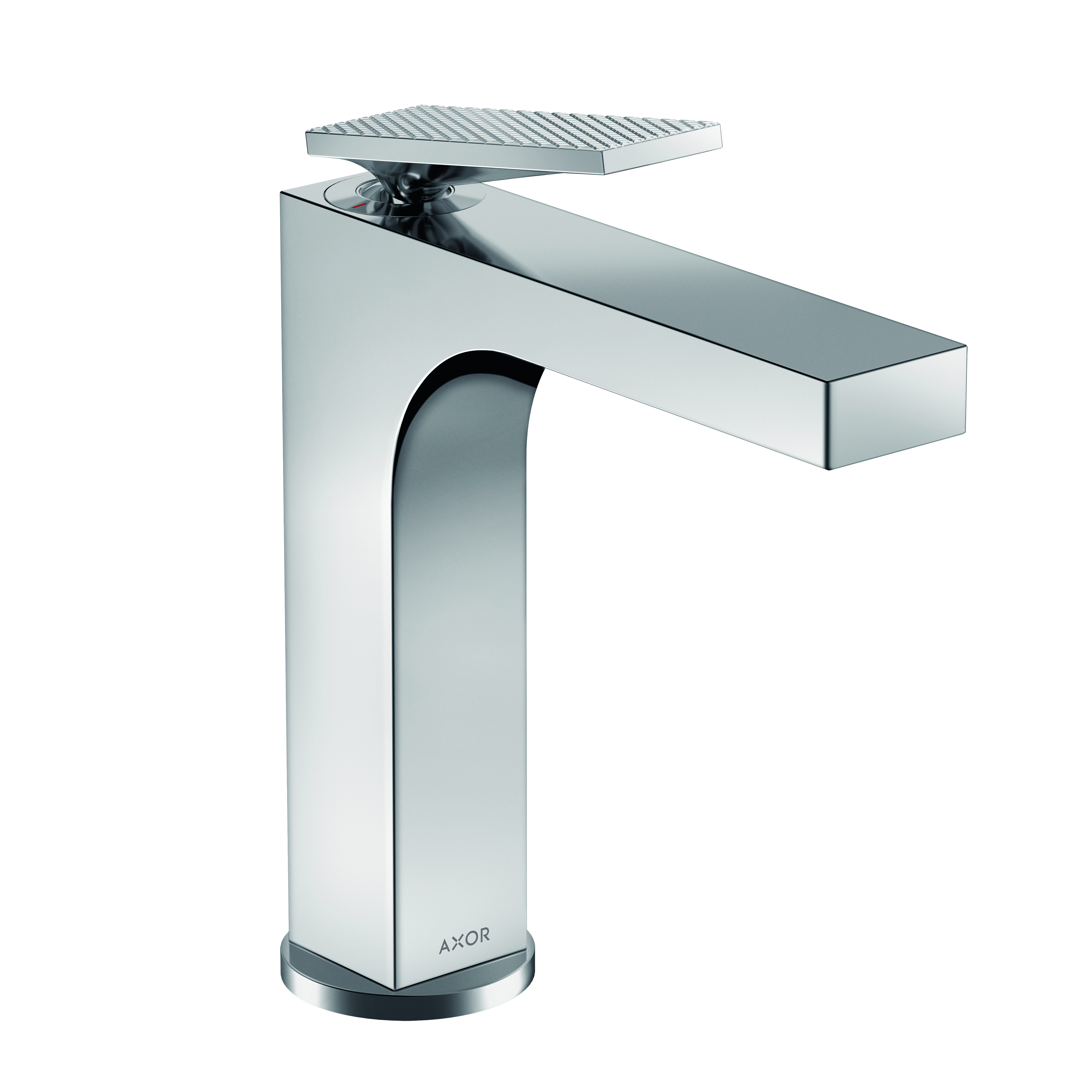 Axor Citterio Single-Hole Faucet 160 with Pop-Up Drain- Rhombic Cut, 1.2 GPM in Chrome