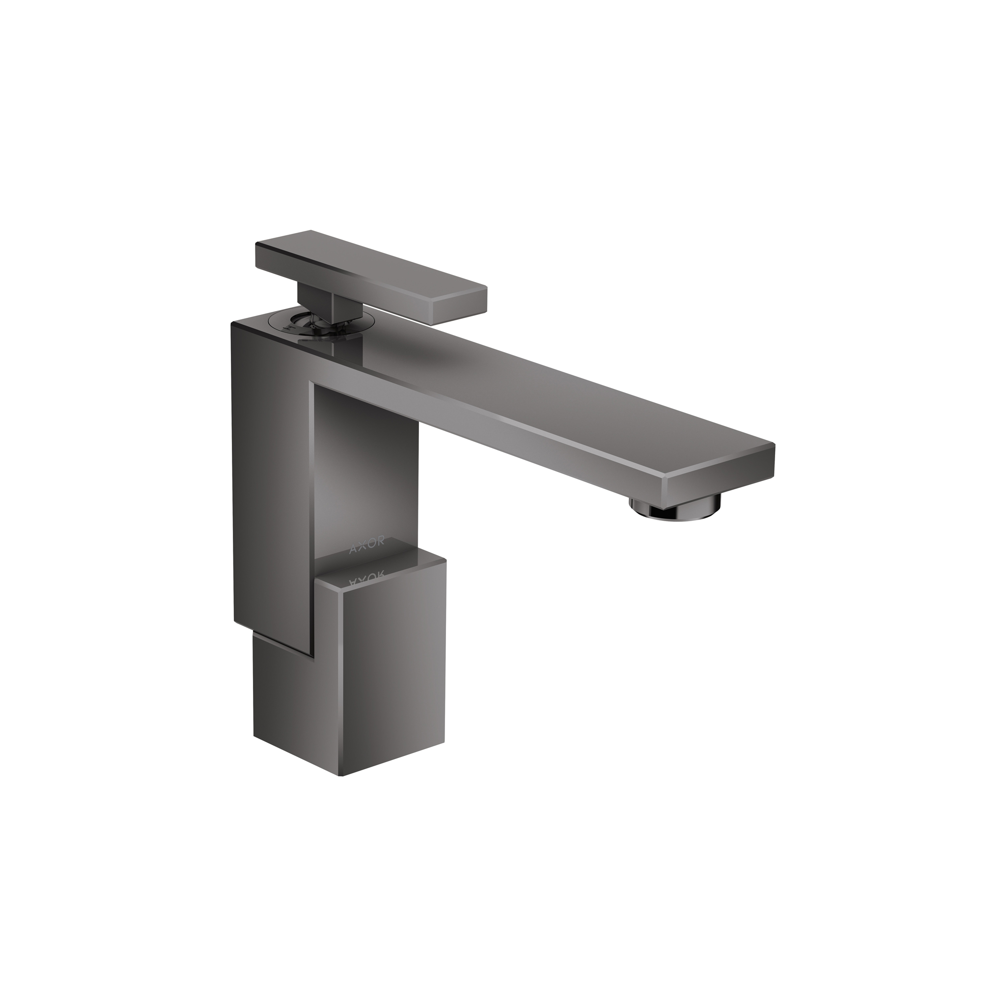 Axor Edge Single-Hole Faucet 130, 1.2 GPM in Polished Black Chrome