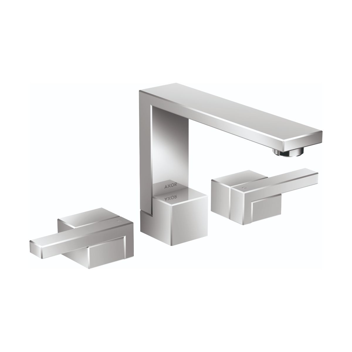 Axor Edge Widespread Faucet 130, 1.2 GPM in Chrome