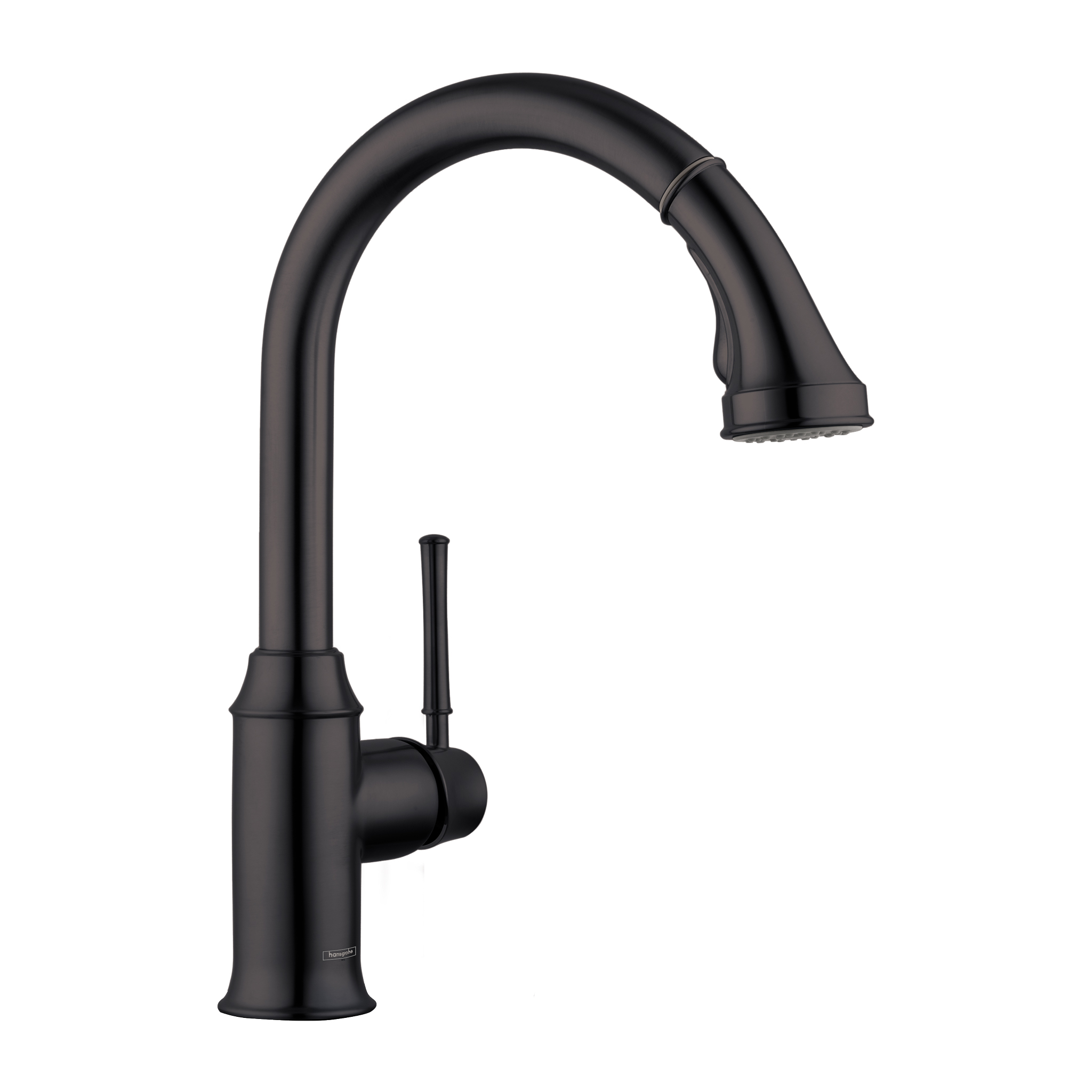 Hansgrohe Talis C HighArc Kitchen Faucet, 2-Spray Pull-Down, 1.75 GPM in Matte Black