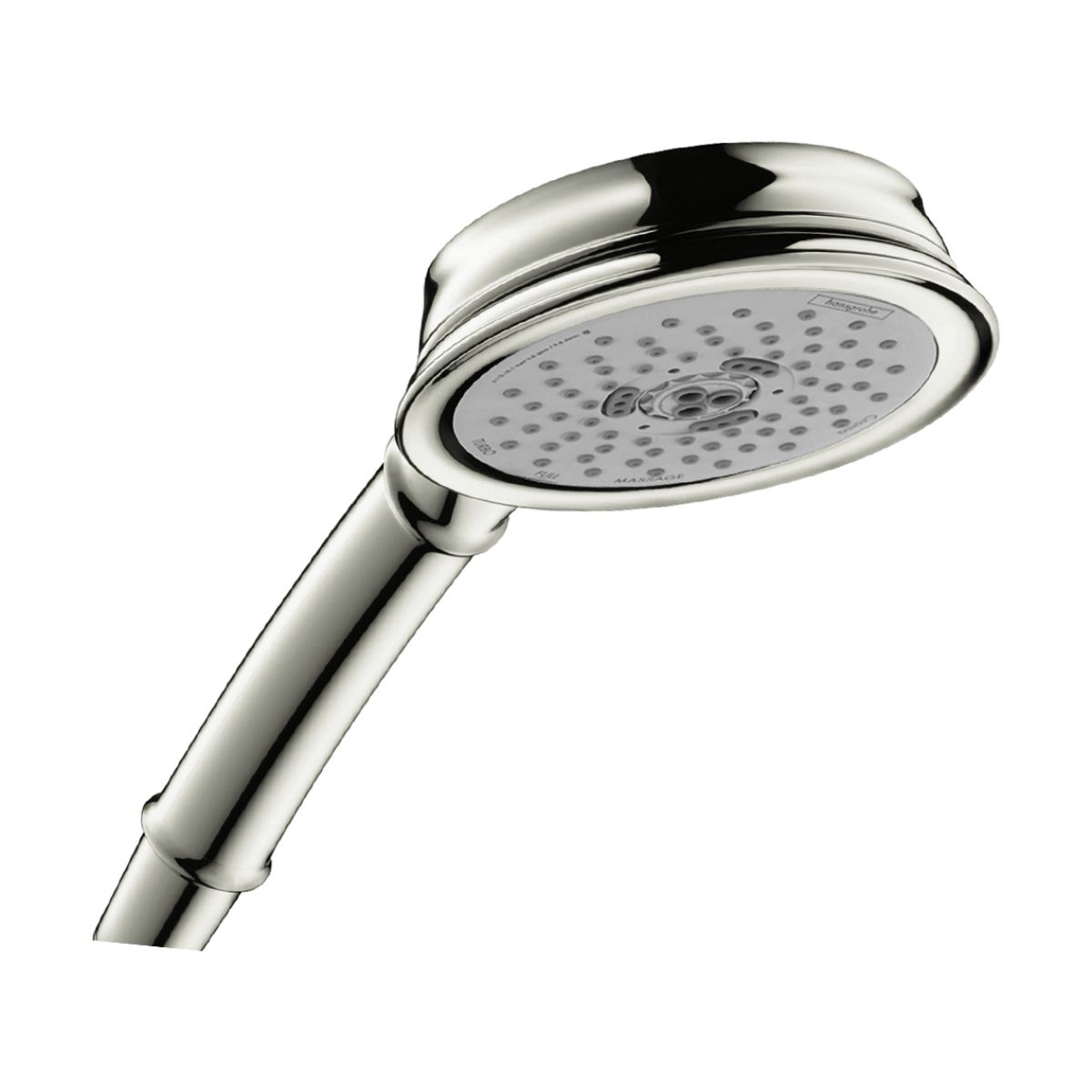 Hansgrohe Croma 100 Classic Handshower 3-Jet, 2.5 GPM in Polished Nickel