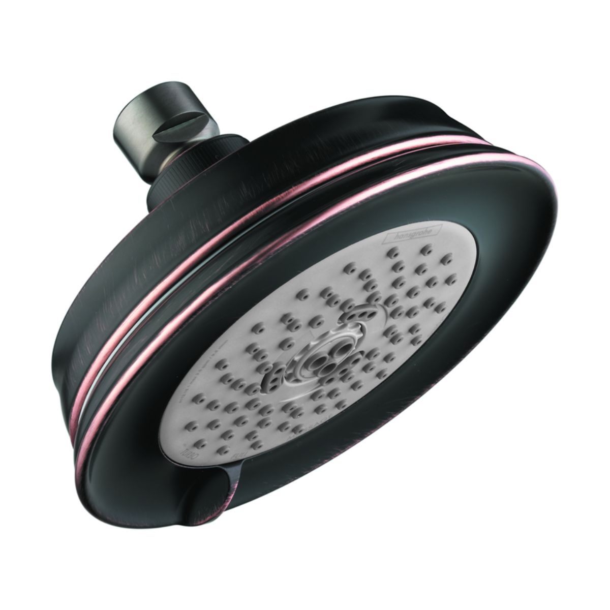 Hansgrohe Croma 100 Classic Showerhead 3-Jet, 2.5 GPM in Rubbed Bronze