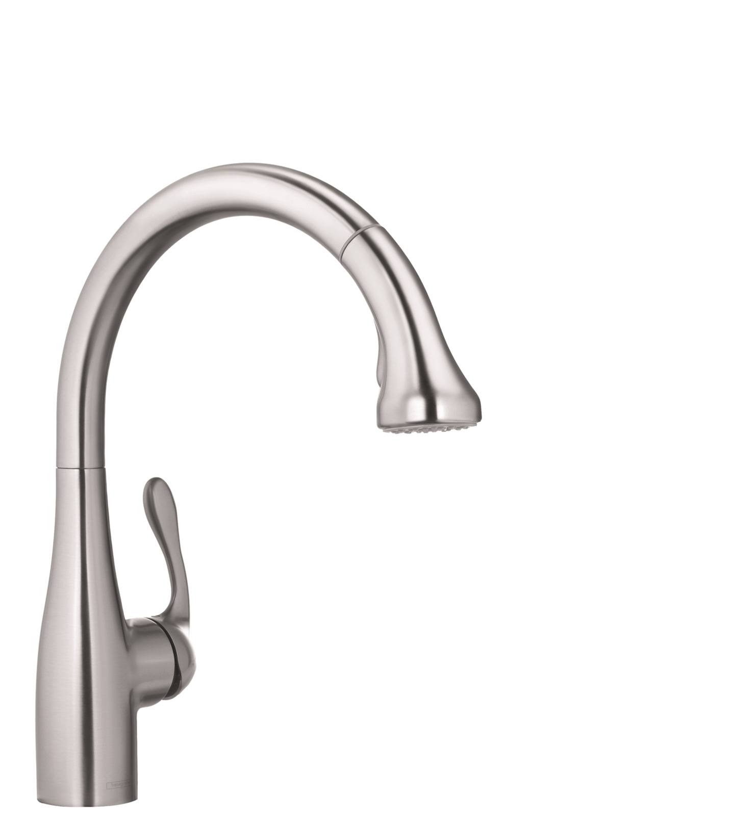 Hansgrohe Allegro E Gourmet HighArc Kitchen Faucet, 2-Spray Pull-Down, 1.75 GPM in Stainless Steel Optic