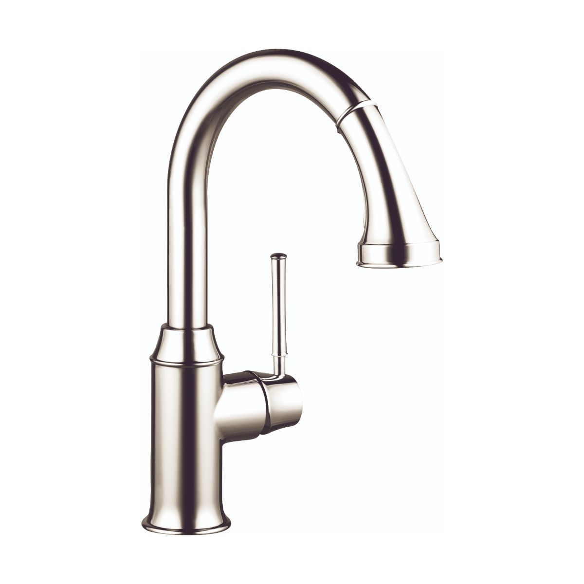 Hansgrohe Talis C Prep Kitchen Faucet, 2-Spray Pull-Down, 1.75 GPM in Polished Nickel