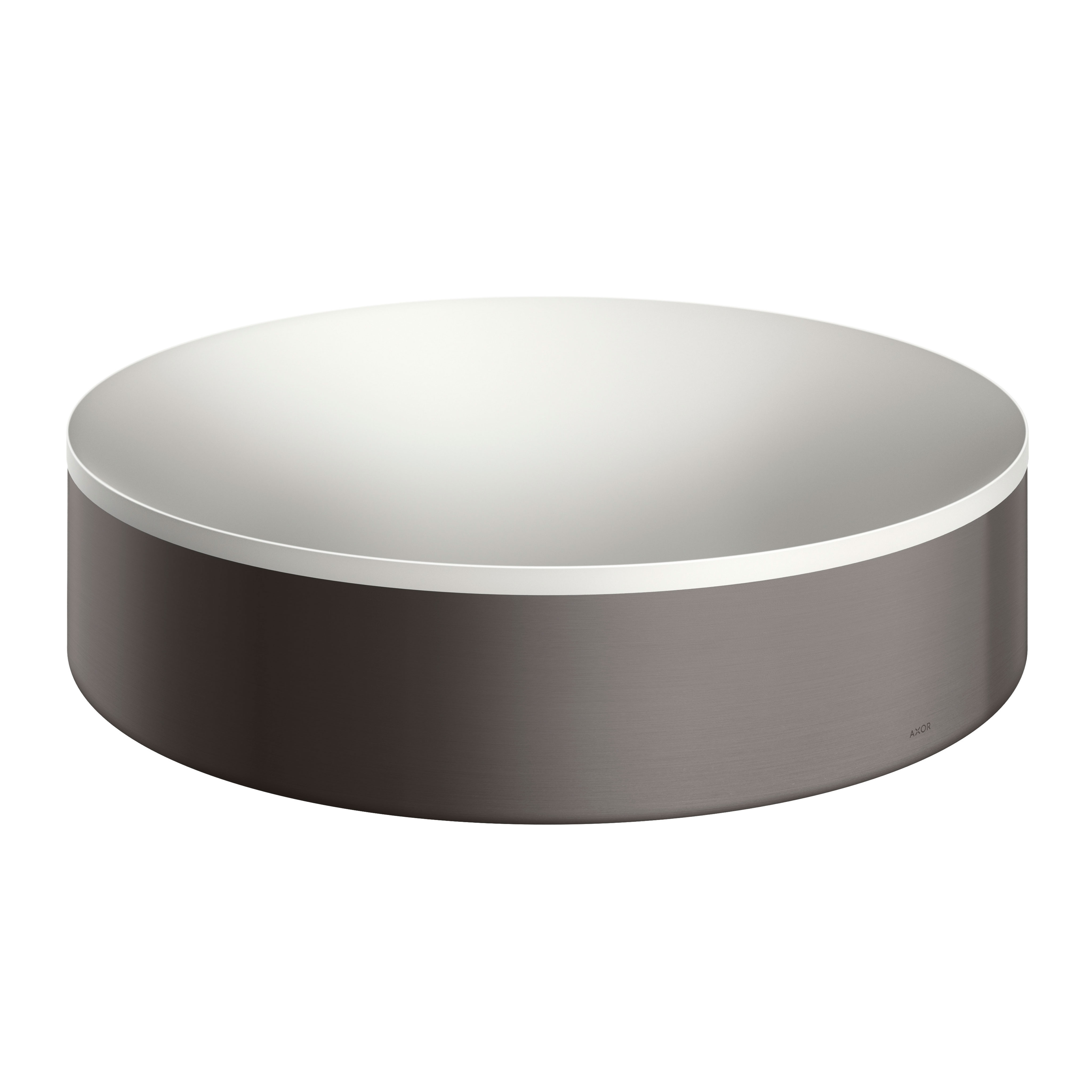 Axor AXOR Suite Sinks Round Sink without Overflow, 15 3/4" in Brushed Black Chrome