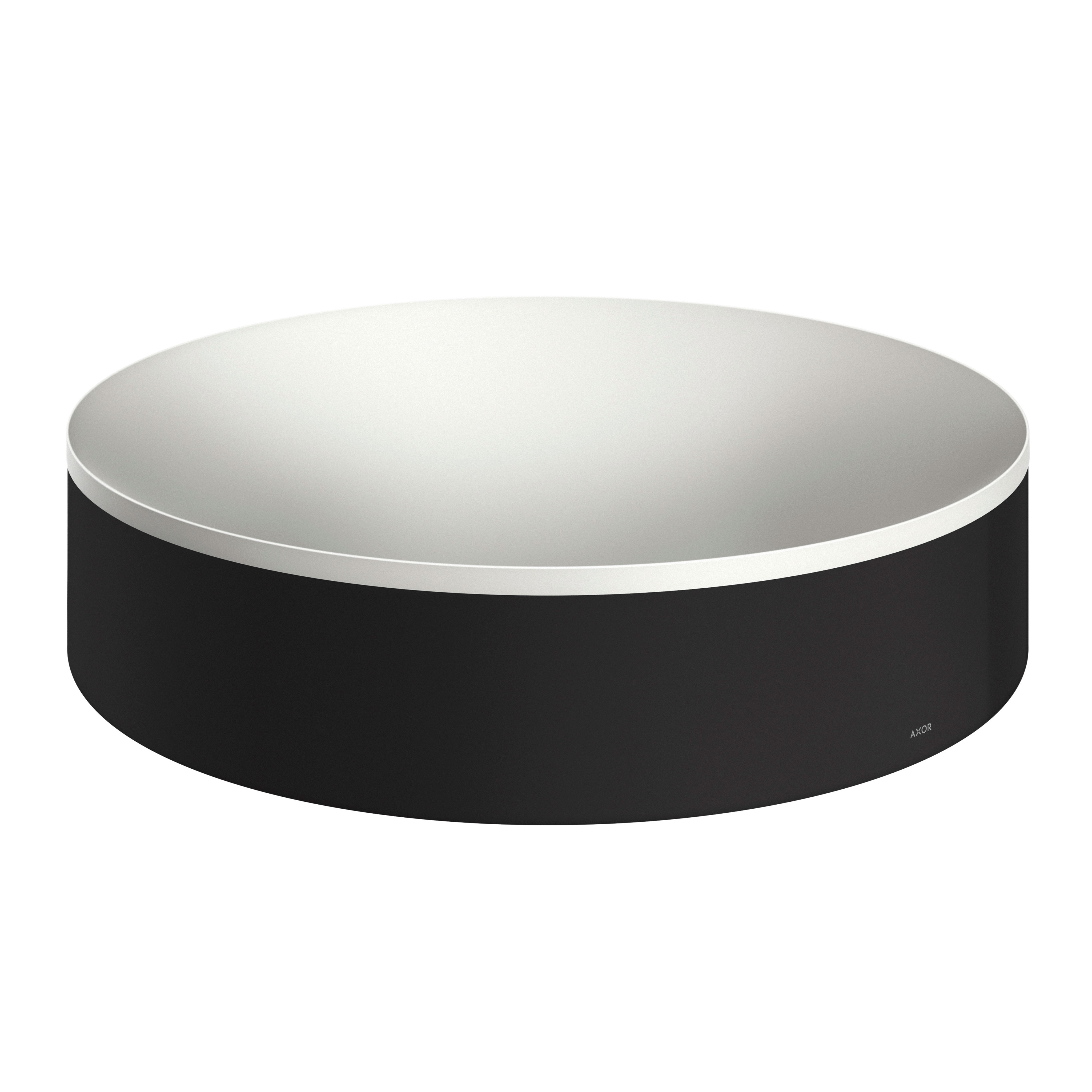 Axor AXOR Suite Sinks Round Sink without Overflow, 15 3/4" in Matte Black
