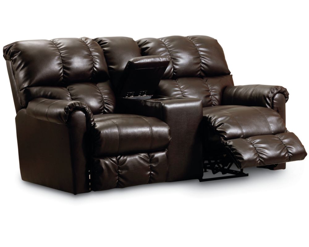 Model: 327-43 | Lane Griffin Double Reclining Console Loveseat with Storage