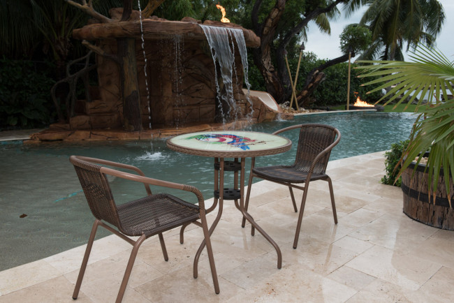 Model: PJO-9001-ESP-3PP | Pelican Reef - Panama Jack Panama Jack Café 3 Pc Parrot Bistro Set