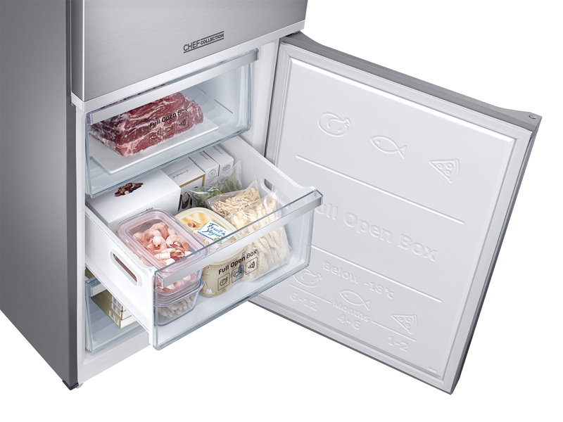 Model: RB12J8896S4 | Samsung 12 cu. ft. Counter Depth Euro Chef Refrigerator