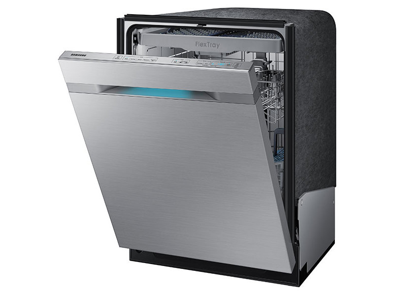 Model: DW80J9945US | Samsung Top Control Dishwasher with WaterWall™ Technology