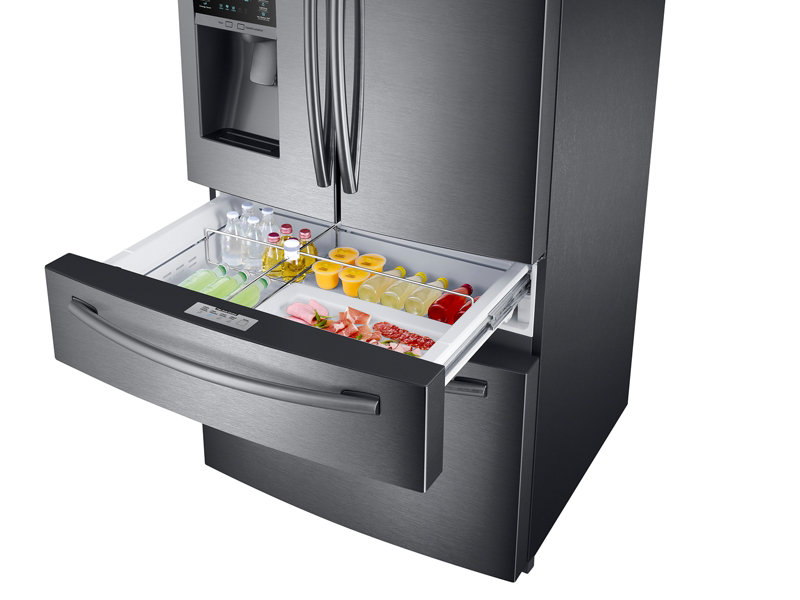 Model: RF28HMEDBSG | Samsung 28 cu. ft. 4-Door French Door Refrigerator