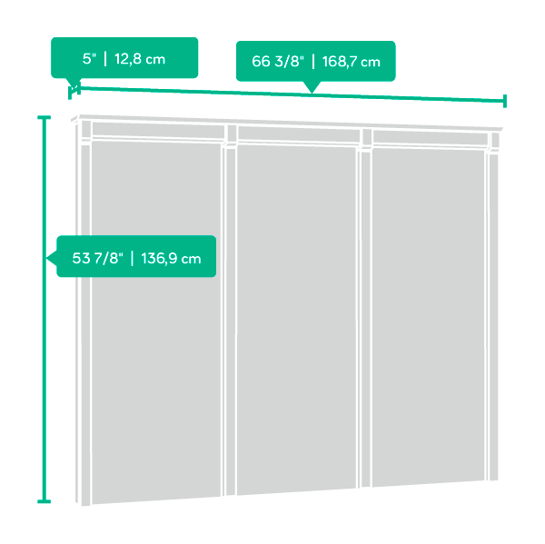 Model: 414876 | Sauder Full/Queen Headboard