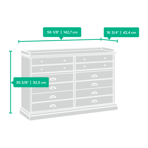 Model: 418902 | Sauder Dresser