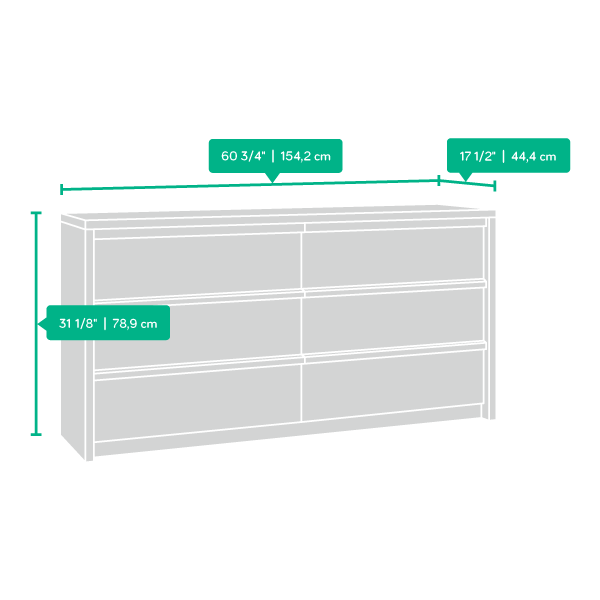 Model: 420946 | Sauder Dresser