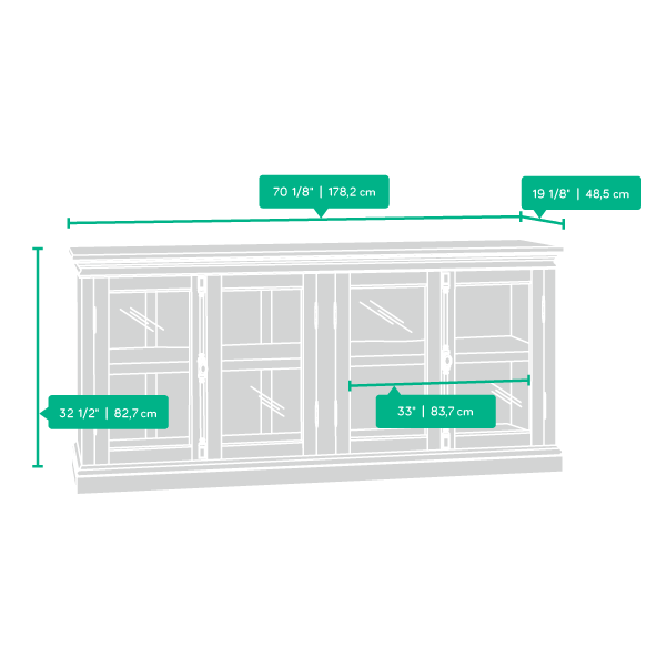 Model: 414721 | Sauder Credenza
