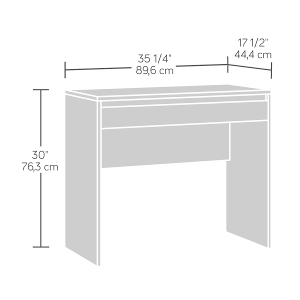 Model: 417118 | Sauder Desk