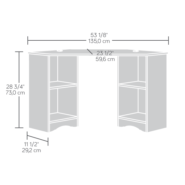 Model: 413074 | Sauder Corner Desk