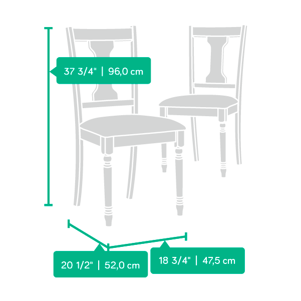 Model: 417913 | Sauder Chair (set of 2)