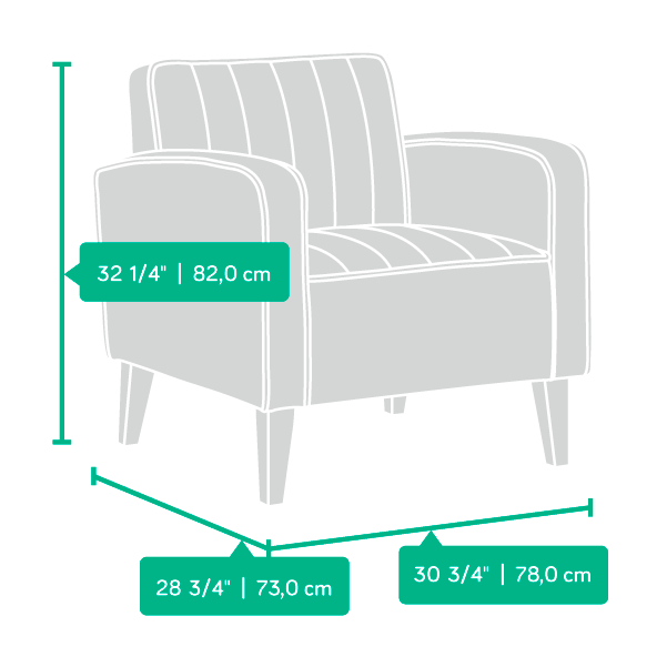 Model: 416921 | Sauder Ellis Accent Chair