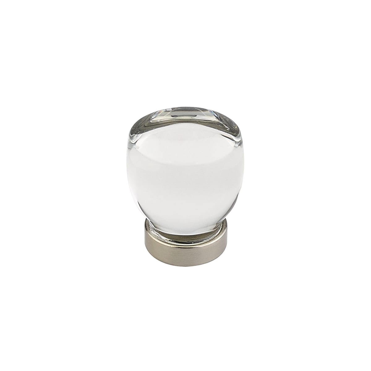 Emtek Crystal And Porcelain 1-1/8 Inch Mushroom Cabinet Knob
