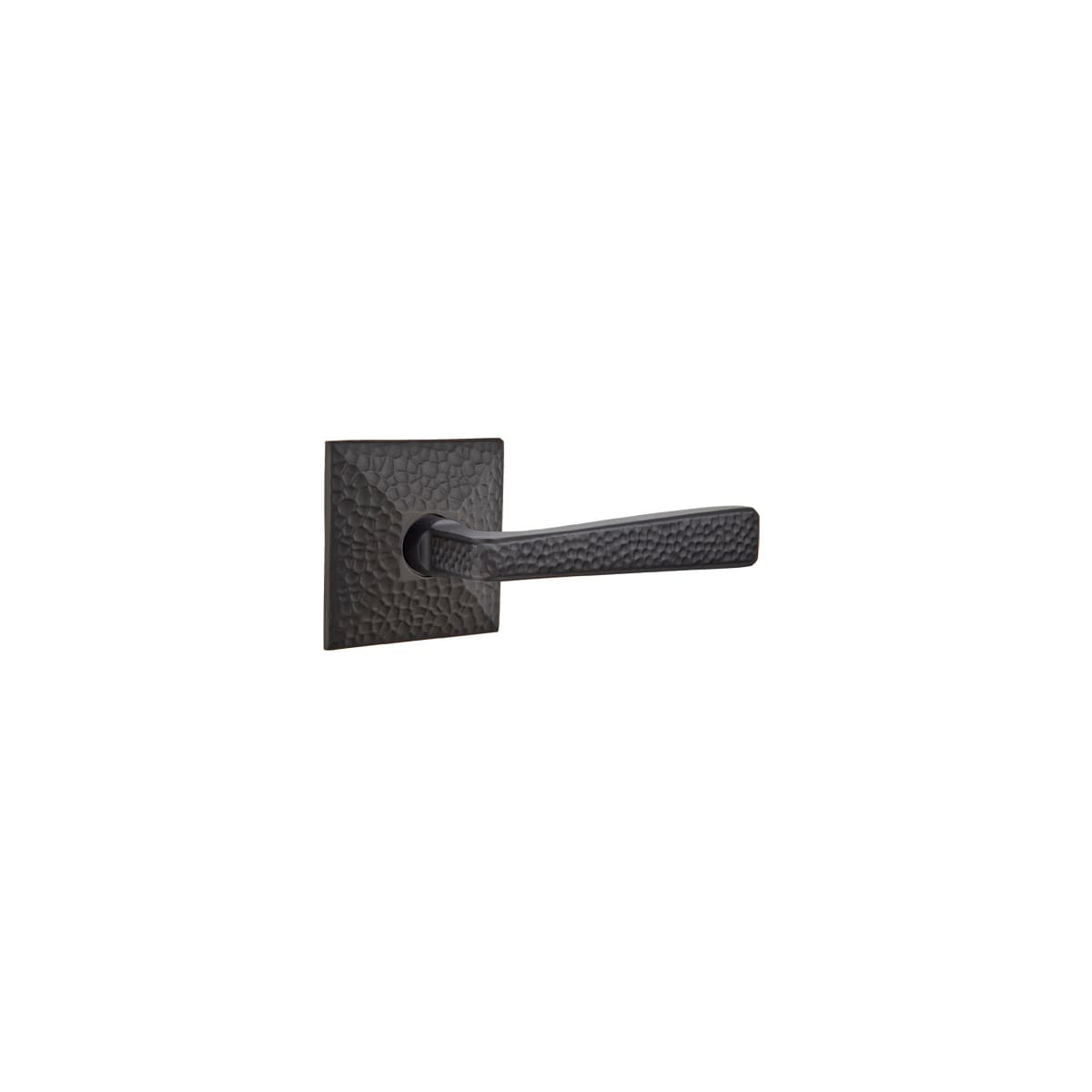 Emtek Hammered Lever Privacy Leverset from the Arts and Crafts Collection