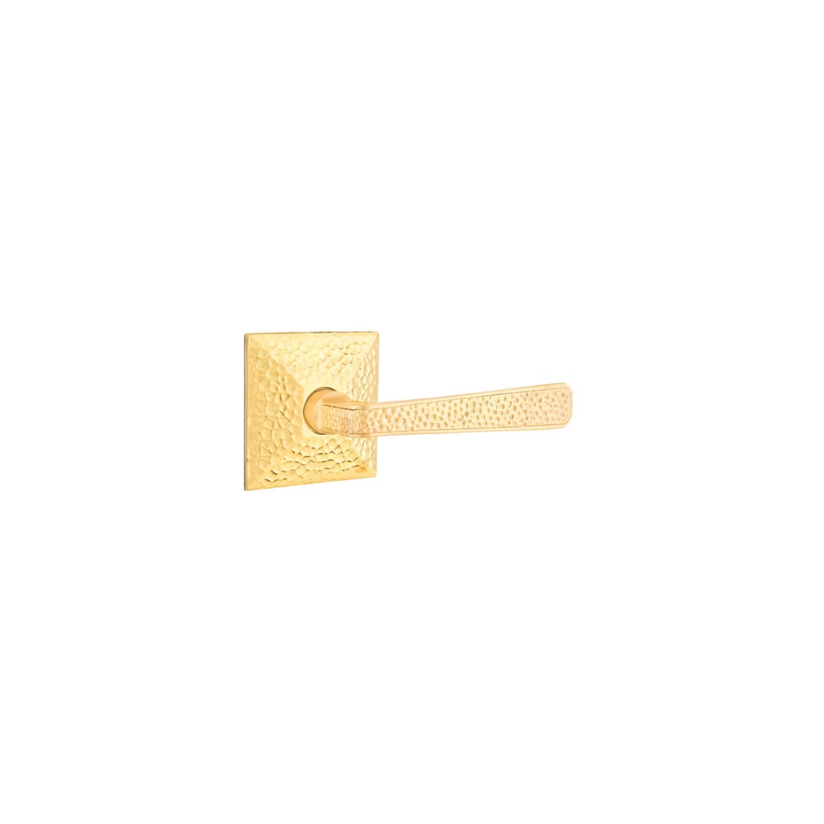 Emtek Hammered Lever Privacy Leverset from the Arts and Crafts Collection