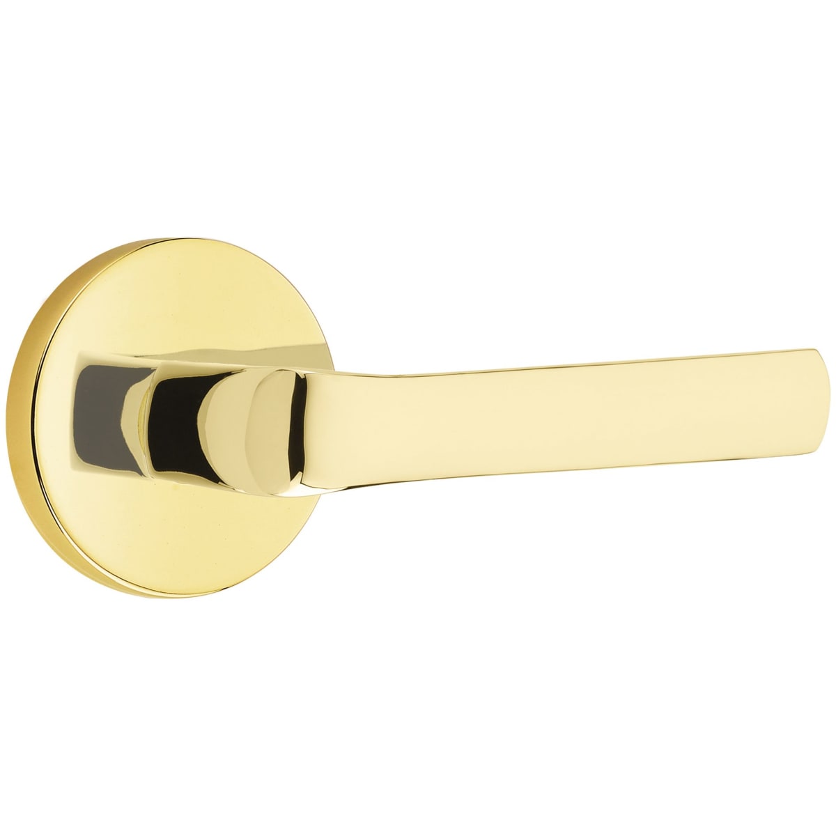 Emtek Spencer Passage Door Lever Set from the Brass Modern Collection