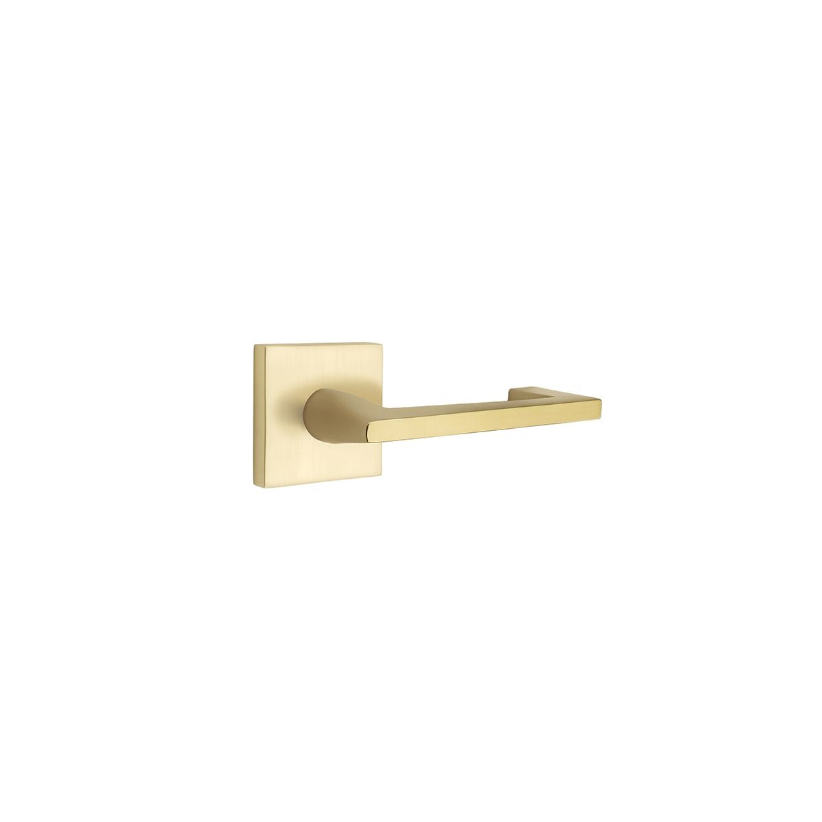 Emtek Argos Reversible Non-Turning Two-Sided Dummy Door Lever Set from the Brass Modern Collection