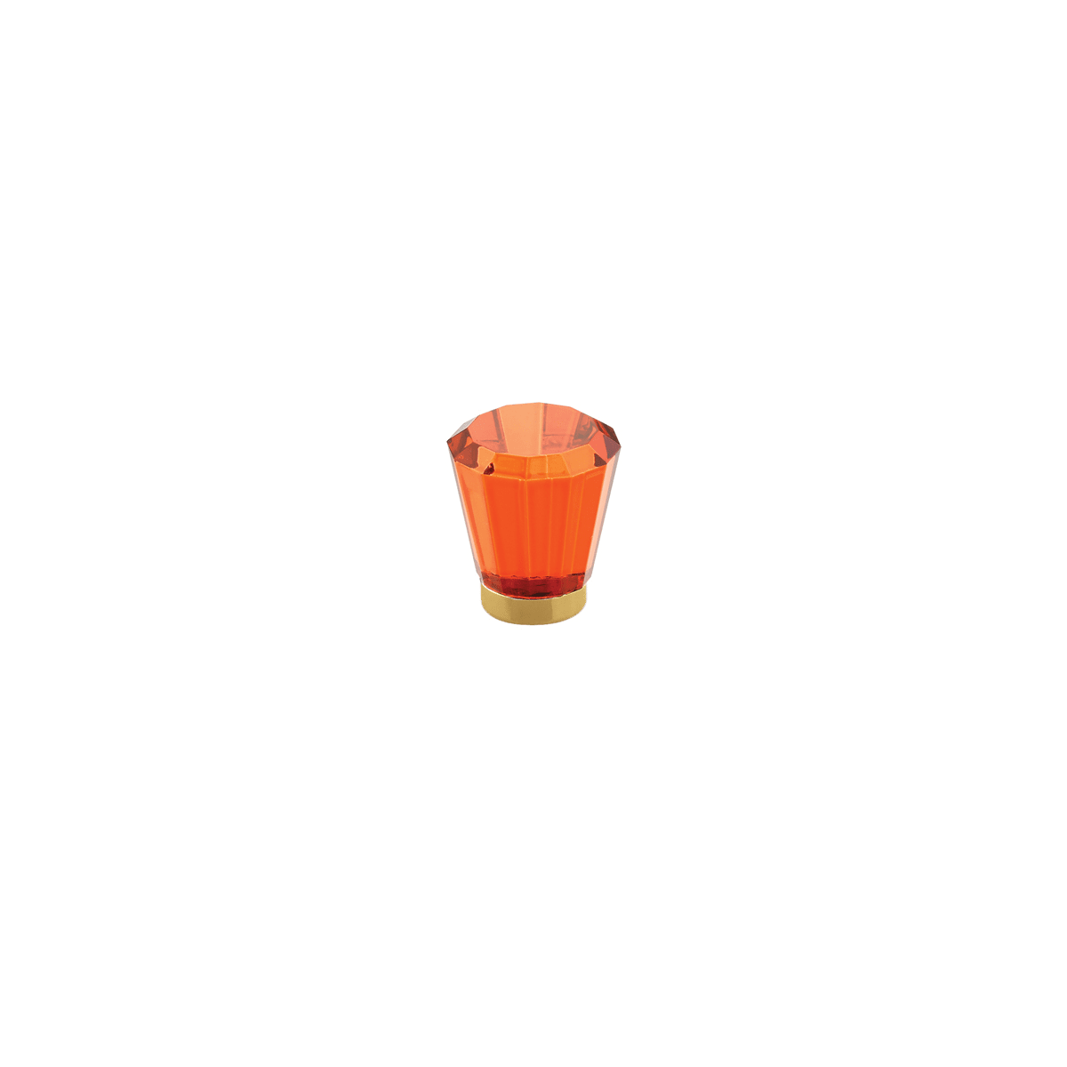 Emtek Crystal And Porcelain 1-1/4 Inch Geometric Cabinet Knob