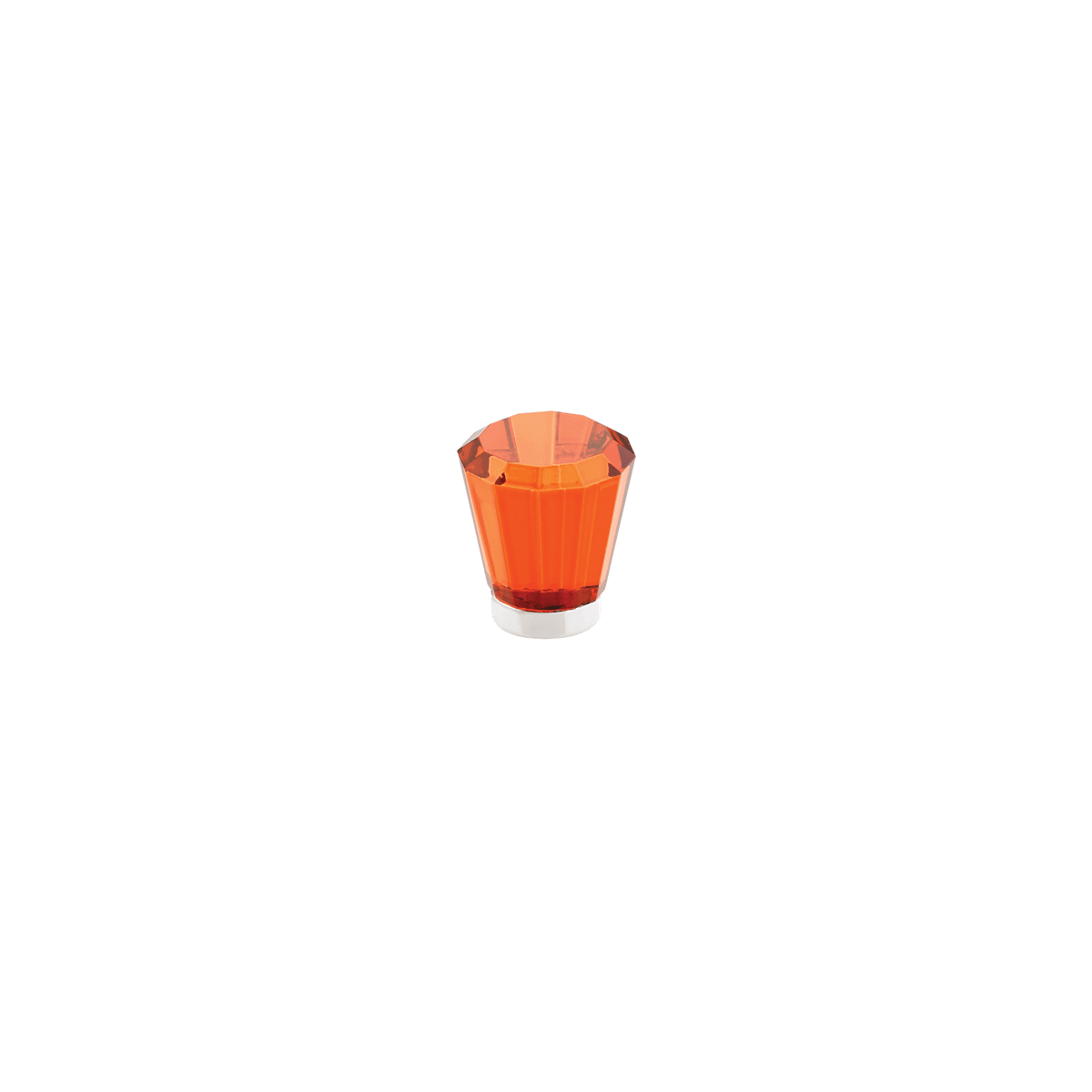 Emtek Crystal And Porcelain 1-1/4 Inch Geometric Cabinet Knob