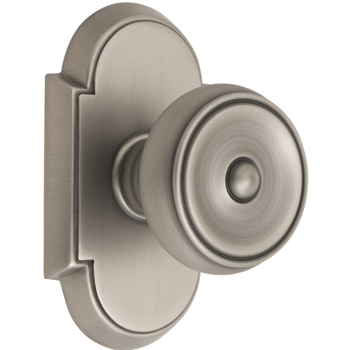 Emtek Waverly Classic Brass Passage Door Knobset with the CF Mechanism