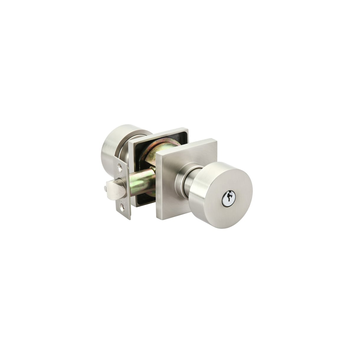 Emtek Round Single Cylinder Keyed Entry Door Knob Set
