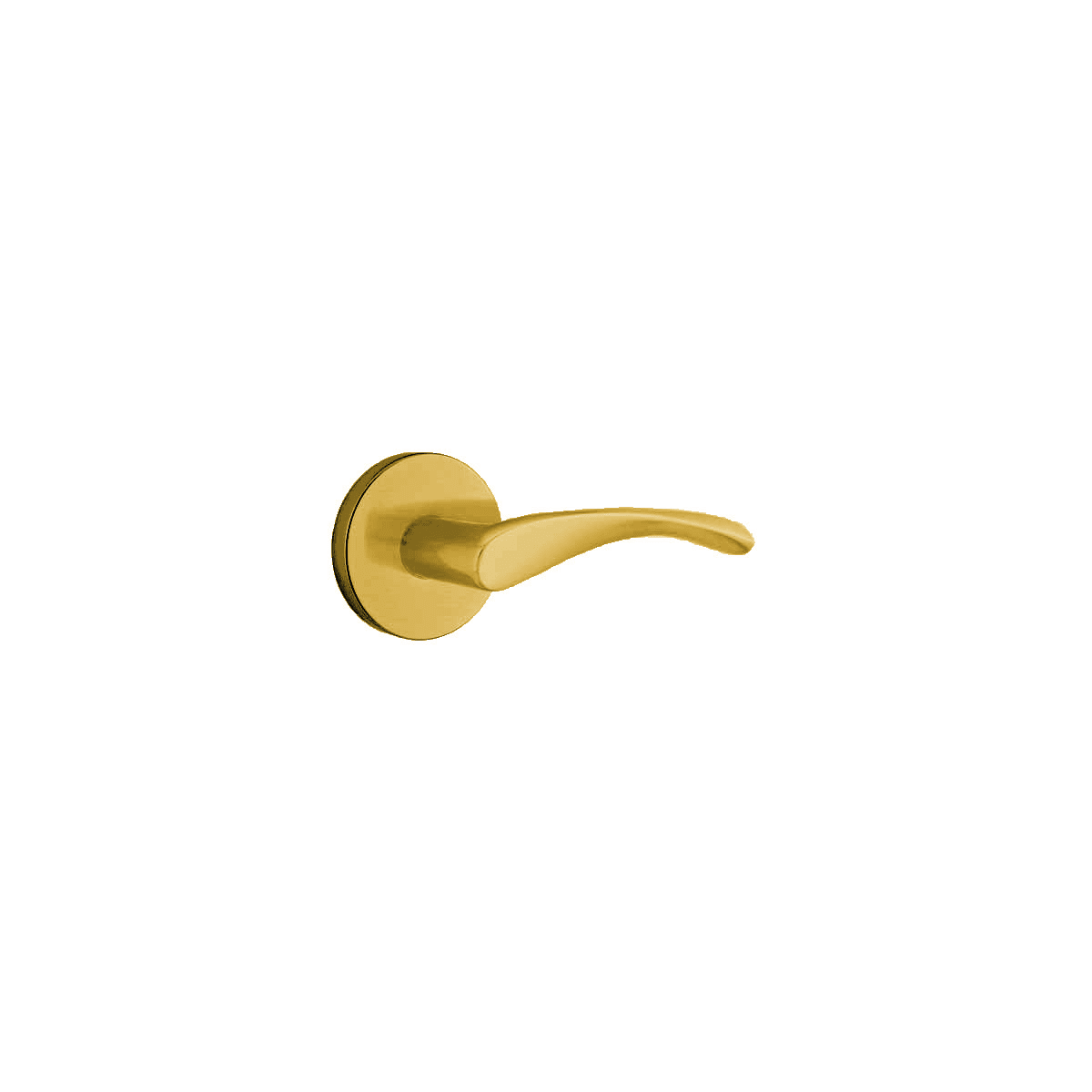 Emtek Triton Reversible Non-Turning Two-Sided Dummy Door Lever Set from the Brass Modern Collection