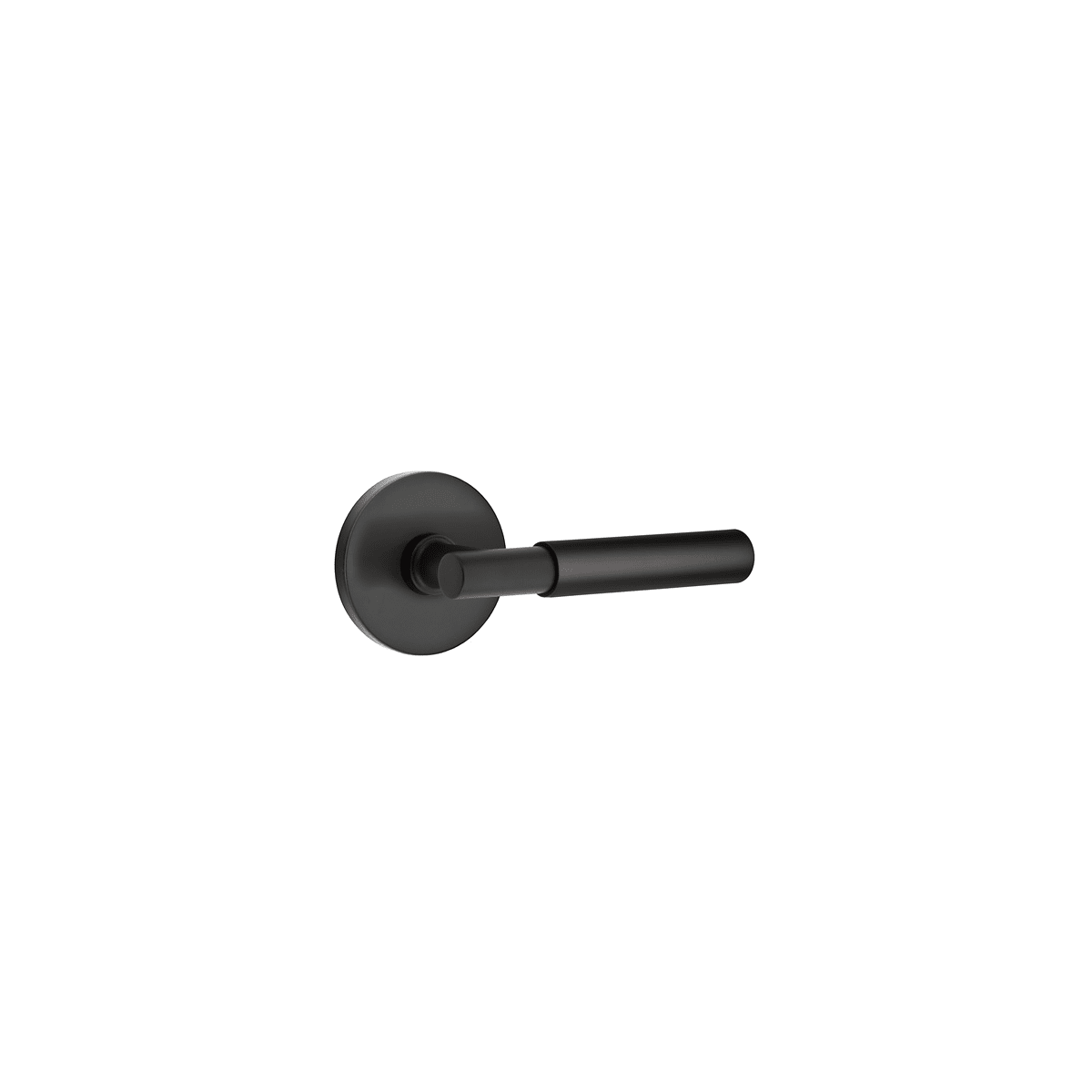Emtek Myles Reversible Non-Turning Two-Sided Dummy Door Lever Set from the Brass Modern Collection