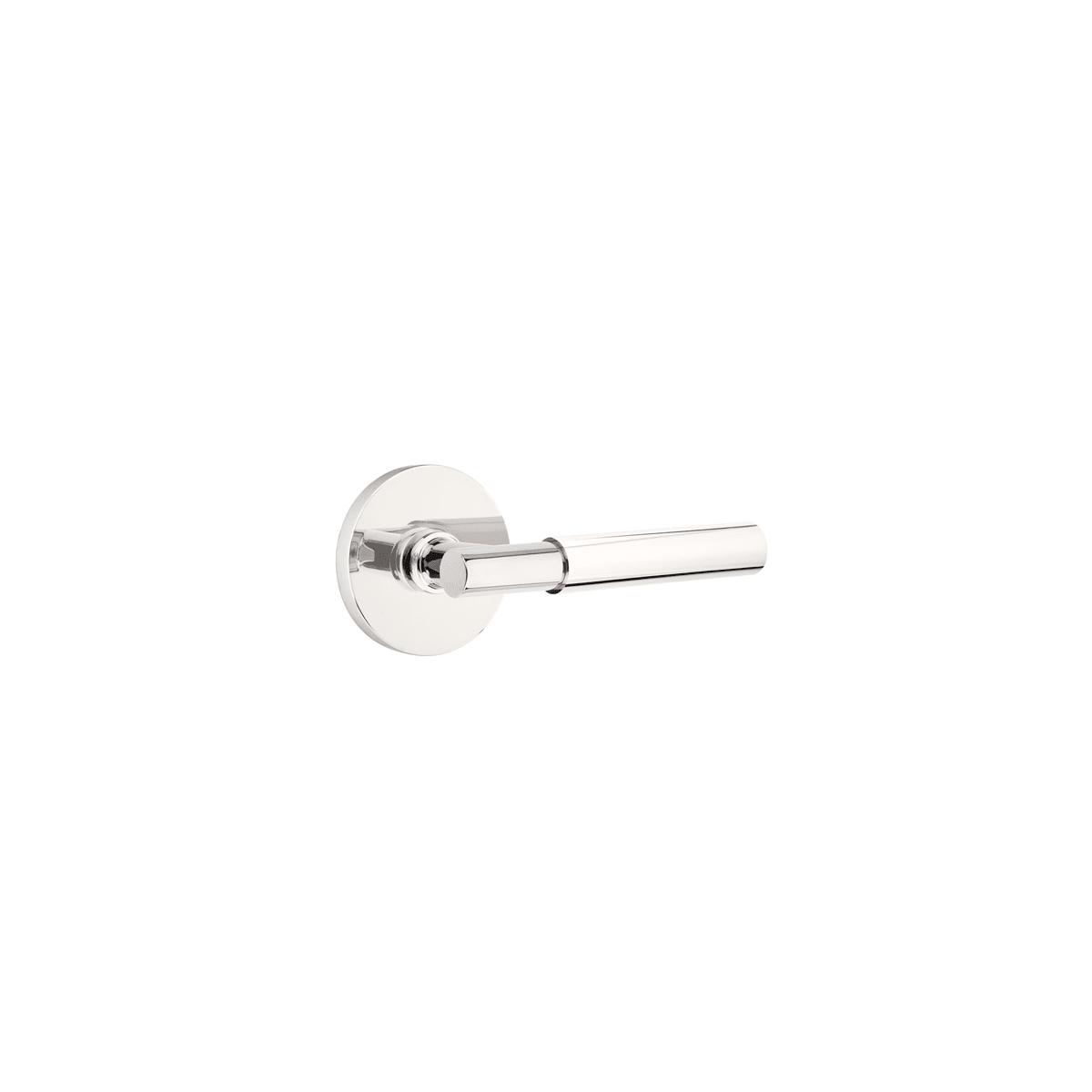 Emtek Myles Reversible Non-Turning Two-Sided Dummy Door Lever Set from the Brass Modern Collection