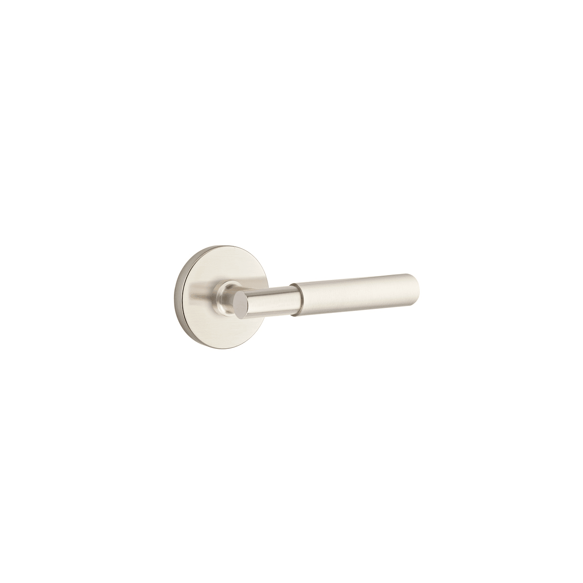 Emtek Myles Reversible Non-Turning Two-Sided Dummy Door Lever Set from the Brass Modern Collection