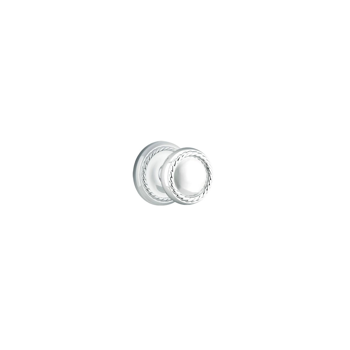 Emtek Rope Knob Designer Brass Passage Door Knobset with the CF Mechanism