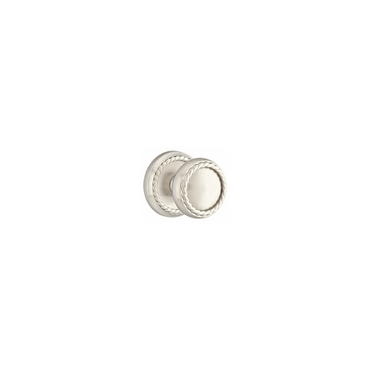Emtek Rope Knob Designer Brass Passage Door Knobset with the CF Mechanism