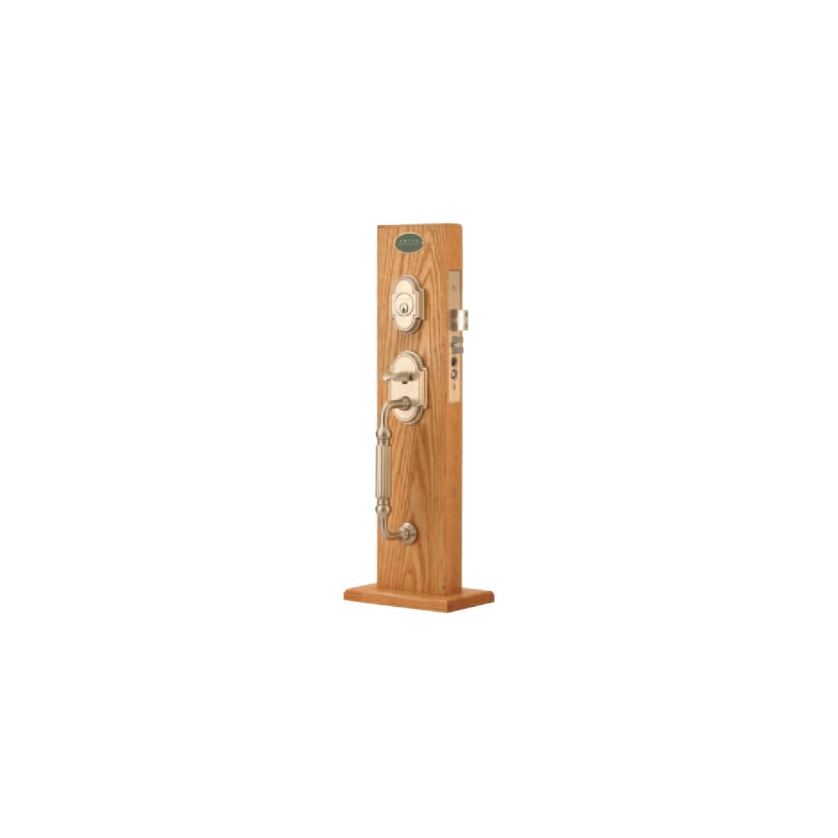 Emtek Jackson Single Cylinder Keyed Entry Designer Brass Mortise Handleset