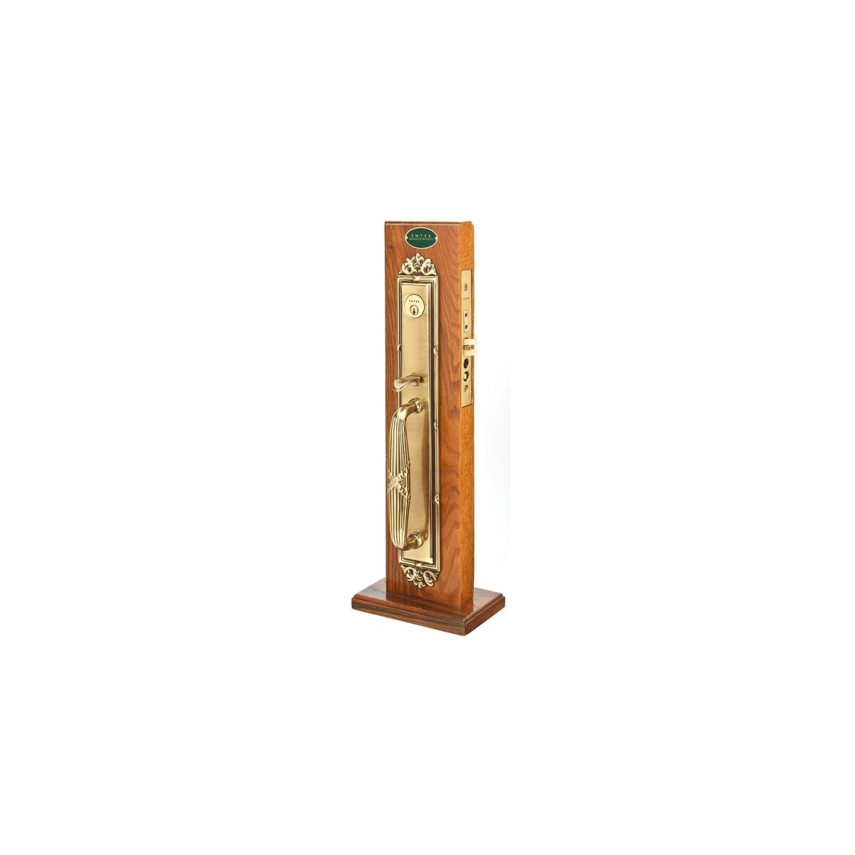 Emtek Versailles Dummy Designer Brass Mortise Handleset