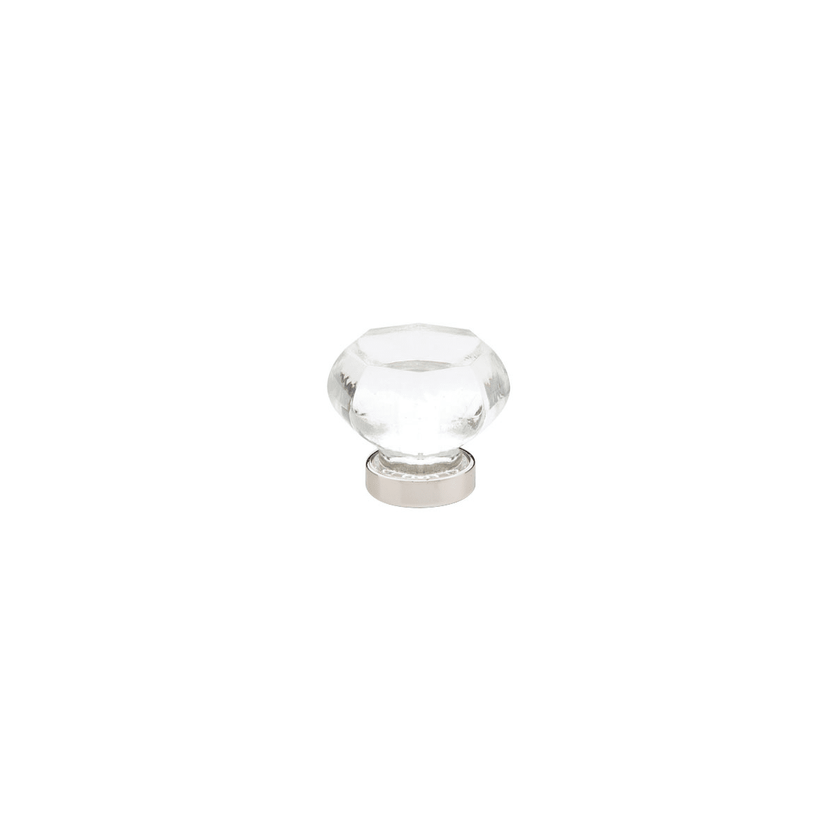 Emtek Crystal And Porcelain 1 Inch Geometric Cabinet Knob