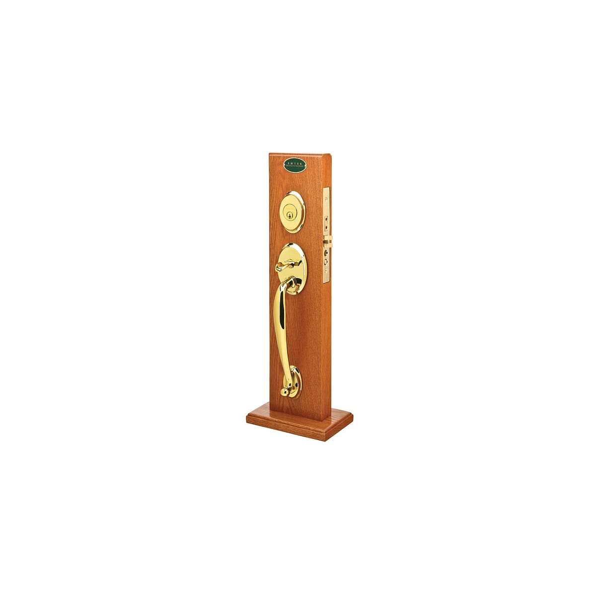 Emtek Salem Single Cylinder Keyed Entry Classic Brass Mortise Handleset