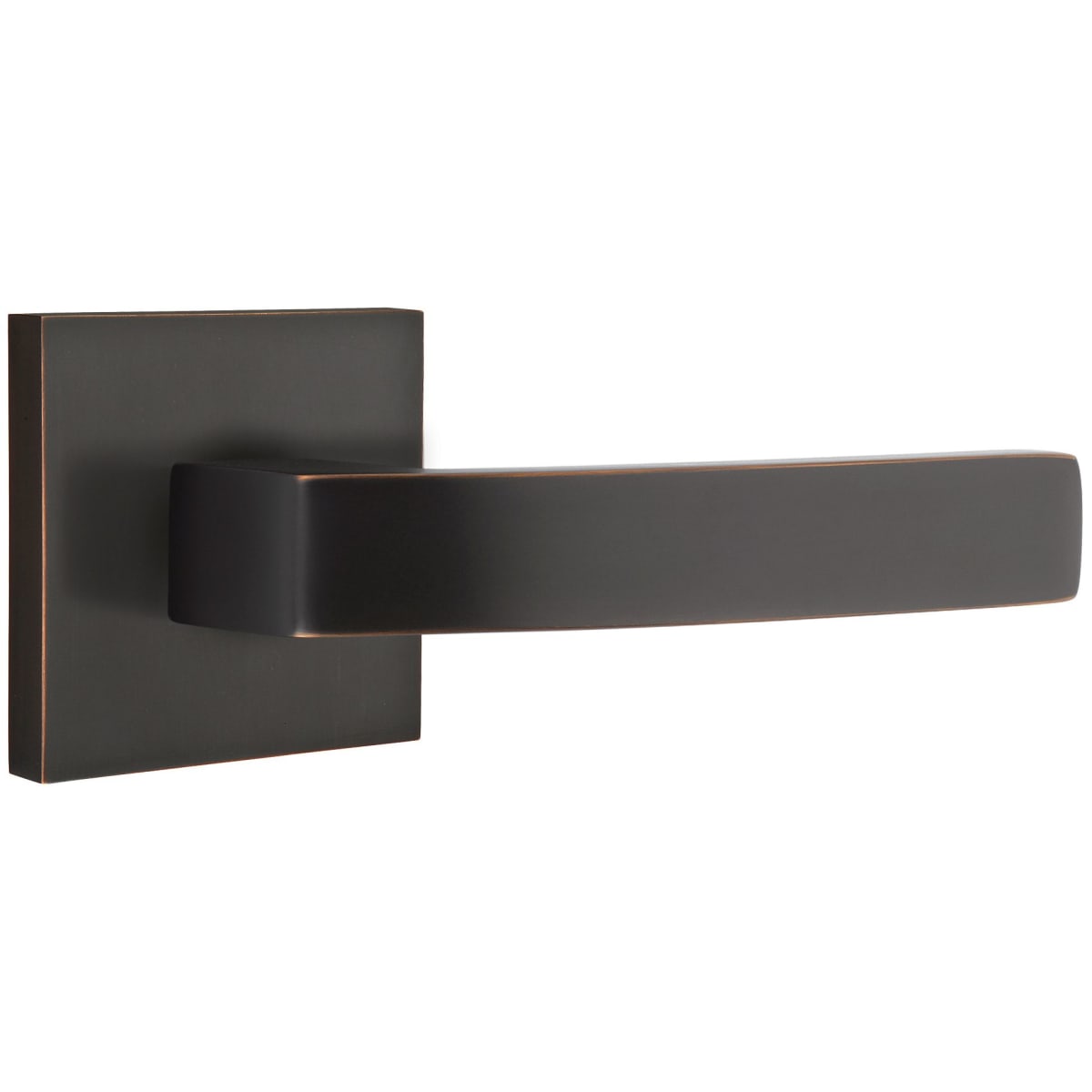 Emtek Breslin Passage Door Lever Set from the Brass Modern Collection