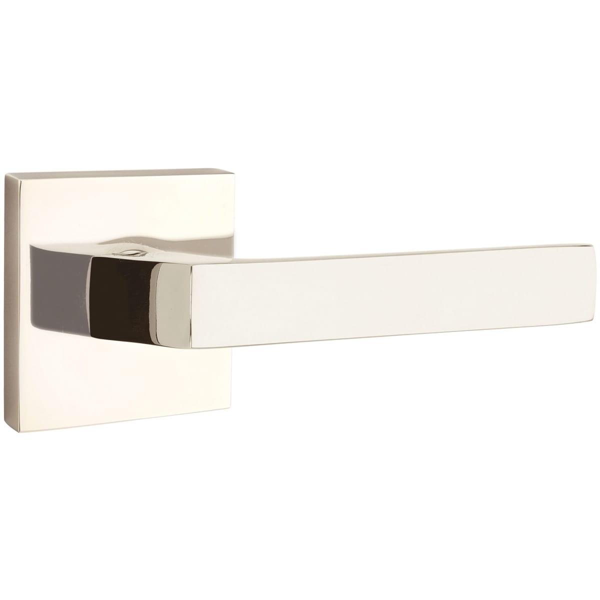 Emtek Breslin Passage Door Lever Set from the Brass Modern Collection