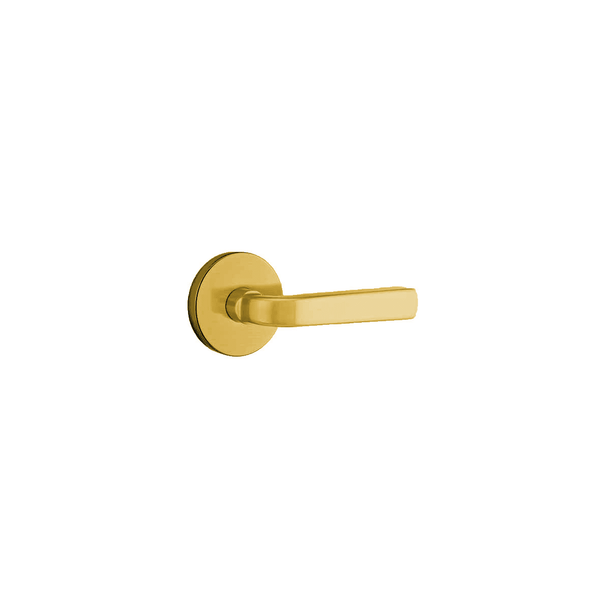 Emtek Sion Reversible Non-Turning Two-Sided Dummy Door Lever Set from the Brass Modern Collection