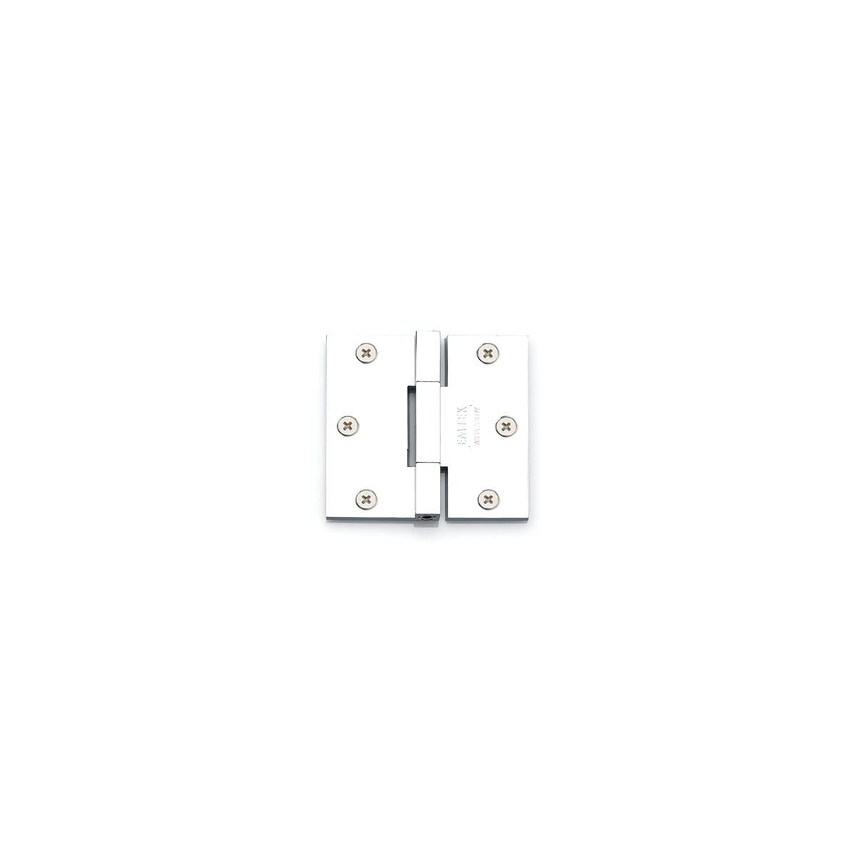 Emtek 3-1/2 Inch x 3-1/2 Inch Plain Bearing Square Corner Mortise Hinge - Two Hinges