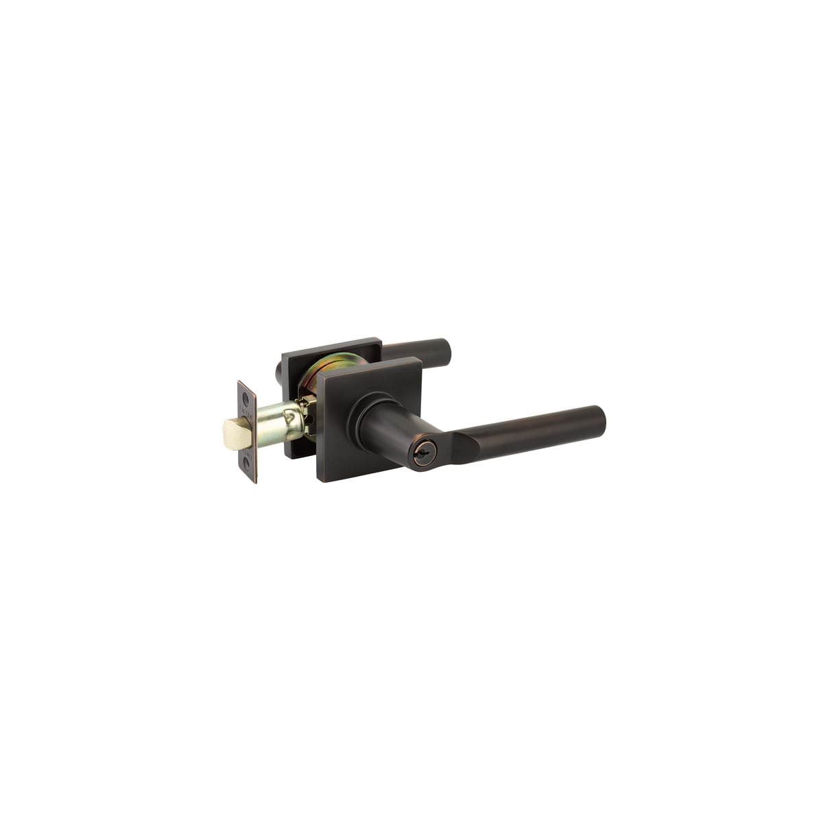 Emtek Hanover Reversible Non-Turning Two-Sided Dummy Door Lever Set from the Brass Modern Collection